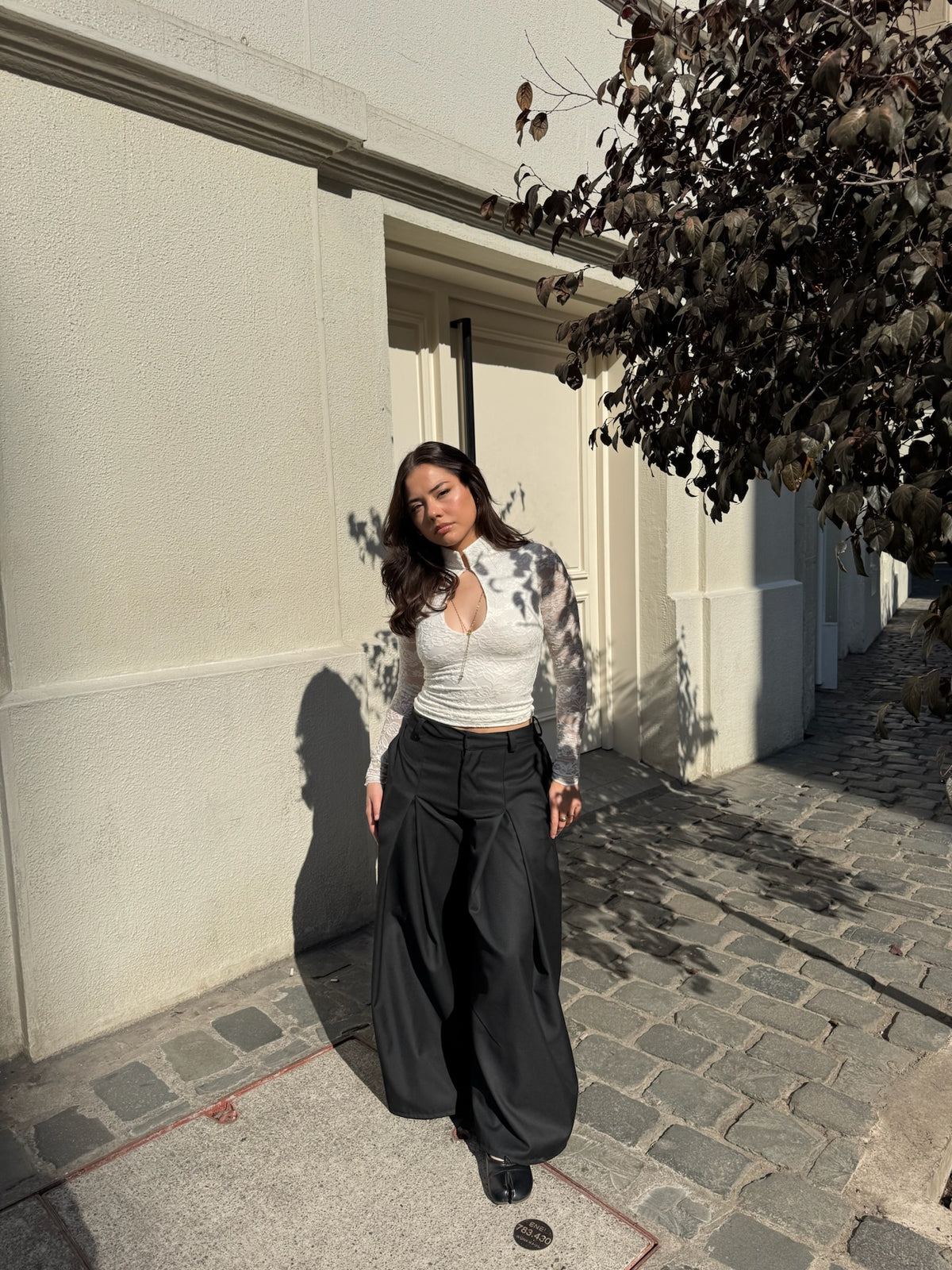 Condesa Lace Top Ivory
