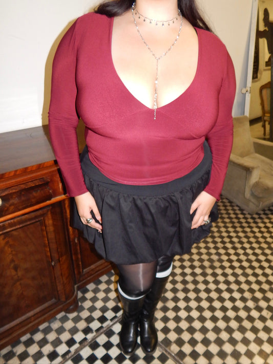 Ballerina Top Burdeo