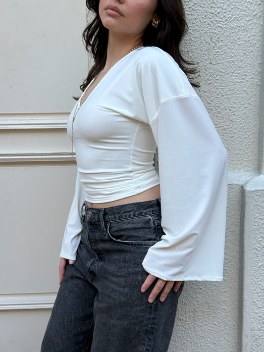 Carlota Bell-Sleeve Top