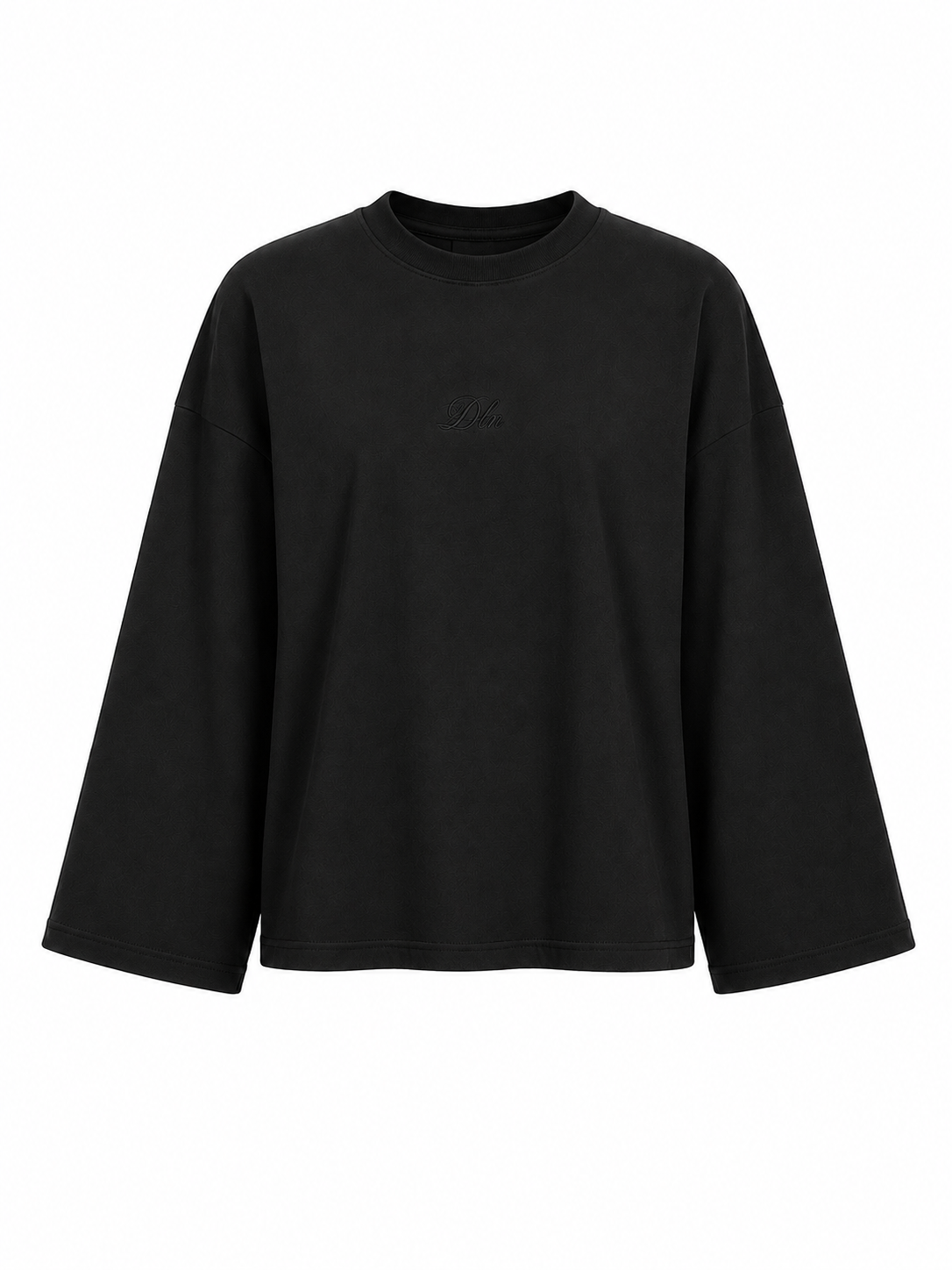 Camiseta manga larga Long Sleeve Fit 01 silueta relajada hombro caído Delanonna